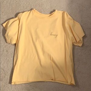 brandy melville honey tee shirt